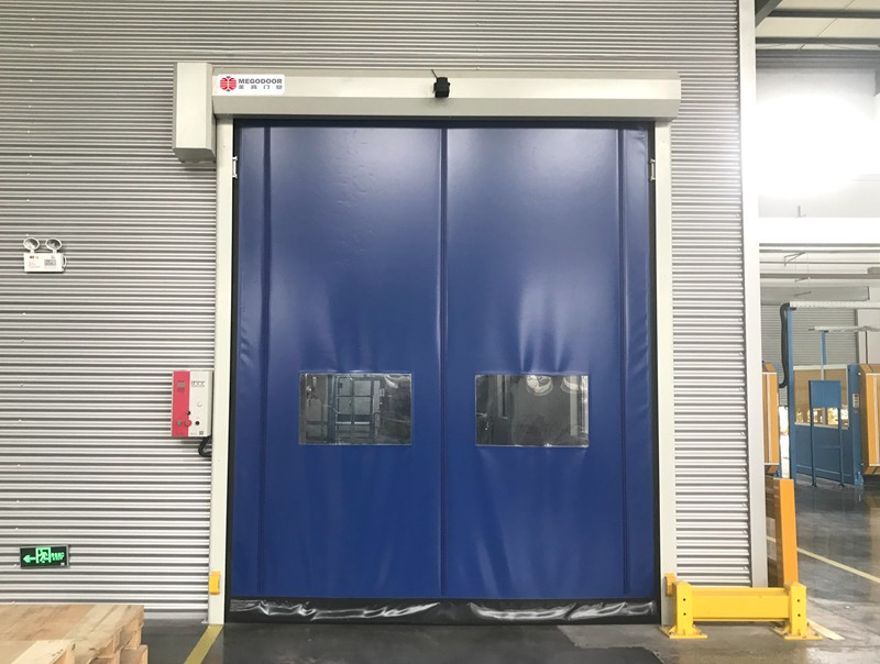 扬州洁净车间专用拉链式快速卷帘门插图