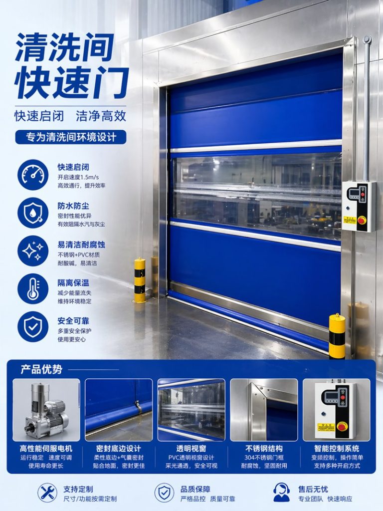 扬州304不锈钢防水快速门适用于哪些行业缩略图